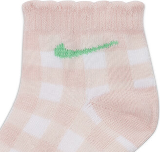 Nike Little Kids' Ankle Socks (6 Pairs) in Pink
