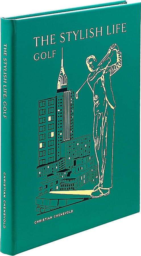 Graphic Image The Stylish Life: Golf Leather Bound Book
