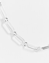Thumbnail for your product : Accessorize chain link necklace in silver tone