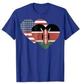 Thumbnail for your product : Kenya USA Heart Flag T-shirt Tee Tees T Shirt Tshirt