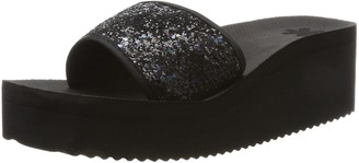 Flip*Flop Women's poolwedge Glitter Platform Sandals