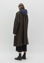 Thumbnail for your product : Y's Flannel Coat With Hooded Liner Khaki Size: JP 2