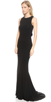 Thumbnail for your product : Badgley Mischka Knot Back Gown