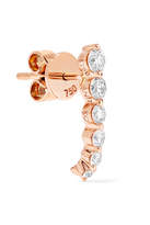 Thumbnail for your product : Anita Ko 18-karat Rose Gold Diamond Earring