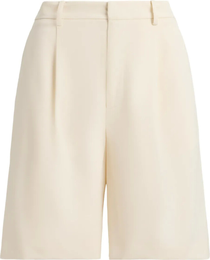 Ralph Lauren Collection Minetta pleated shorts