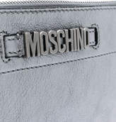 Thumbnail for your product : Moschino logo plaque clutch bag