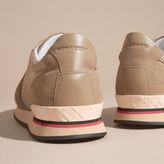 Thumbnail for your product : Burberry The Field Sneaker in Suede and Mesh