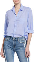 Thumbnail for your product : Frank And Eileen Cotton Button-Down Long-Sleeve Shirt, Lavender