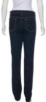 Thumbnail for your product : J Brand Mid-Rise Straight-Leg Jeans