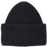 Thumbnail for your product : Acne Studios Pansy N Face Ribbed-knit Wool Beanie Hat - Black