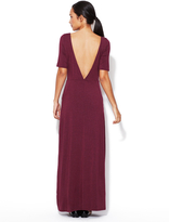 Thumbnail for your product : Heather Jersey V-Back Maxi Dress