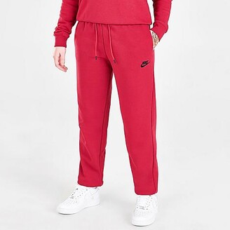 Nike Sportswear Essential Women's Fleece Pants by Nike of (Red