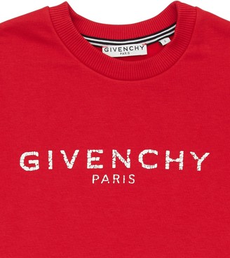 Givenchy Logo Print Cotton Blend Sweatshirt