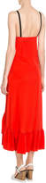 Thumbnail for your product : Isa Arfen Silk Dress with Ruffled Hem