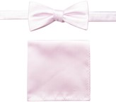 Thumbnail for your product : Apt. 9 Men's Solid Pre-Tied Bow Tie & Pocket Square