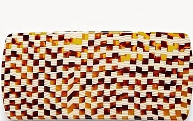 Machete Jumbo Box Tortoise Check Hair Clip