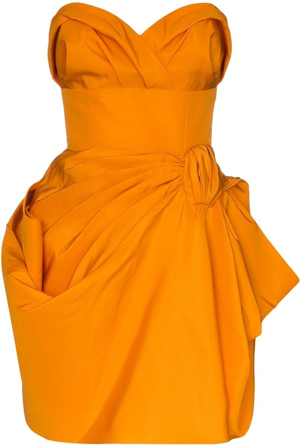 bandeau cocktail dress