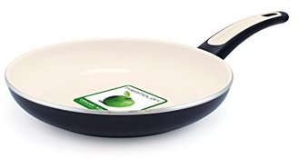 Green Pan VitaVerde by Non-Stick Frying Pan, Ceramic, Black, 28 cm