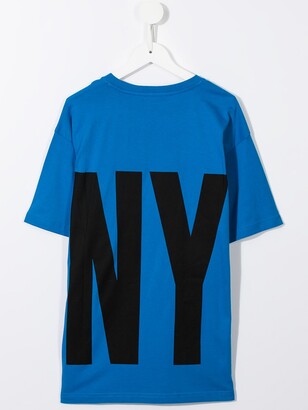 DKNY TEEN logo print T-shirt