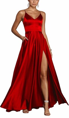red evening dresses uk