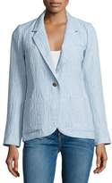 Thumbnail for your product : Smythe Dickens One-Button Blazer, Chambray
