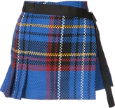 Thumbnail for your product : Sacai Woven Check Skort