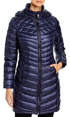 calvin klein purple puffer jacket