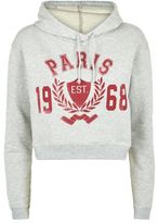Thumbnail for your product : New Look Grey Paris 1968 Cropped Hoodie