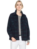 Thumbnail for your product : Etoile Isabel Marant Plaid Wool Flannel Jacket