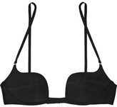 Thumbnail for your product : La Perla Simplicity Stretch-jersey Push-up Bra - Black