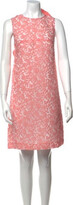 Lace Pattern Mini Dress 