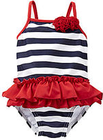 Thumbnail for your product : Carter's Red, White and Blue Swimsuit and Cover-Up - Girls newborn-12m