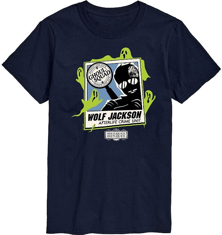 Licensed Character Men's Beetlejuice 2 Wolf Jackson Graphic Tee