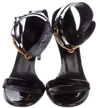 Gucci Horsebit Ankle Cuff Sandals