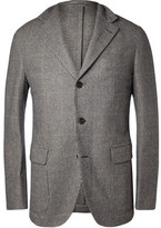 Thumbnail for your product : Boglioli Dover Unstructured Checked Wool-Blend Blazer