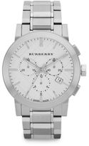 Thumbnail for your product : Burberry Brushed Stainless Steel Chronograph Watch