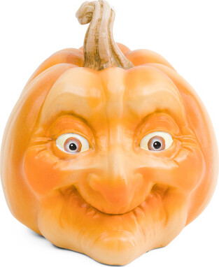 TJMAXX Resin Face Pumpkin Decor