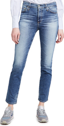 AG Mari High Rise Slim Straight Jeans
