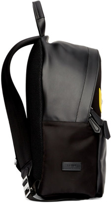Fendi Black and Yellow Bag Bugs Backpack