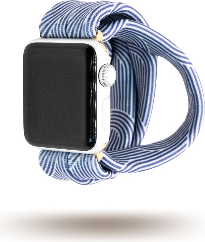 Purple Art Deco Yoga Band® For Apple Watch Series All Versions, Samsung Galaxy, & Fitbit Versa, 38mm 40mm 41mm 42mm 44mm 45mm-Dót Outfitters