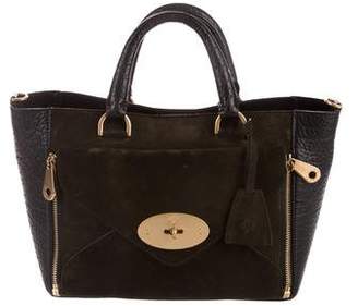 Mulberry Suede & Leather Willow Tote