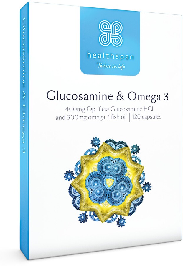 Healthspan Glucosamine & Omega 3 120 Capsules ShopStyle Bath & Body