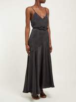 Thumbnail for your product : Mara Hoffman Nina Bias-cut Satin Dress - Womens - Black