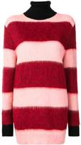 Thumbnail for your product : Sportmax Osella striped-knit sweater dress