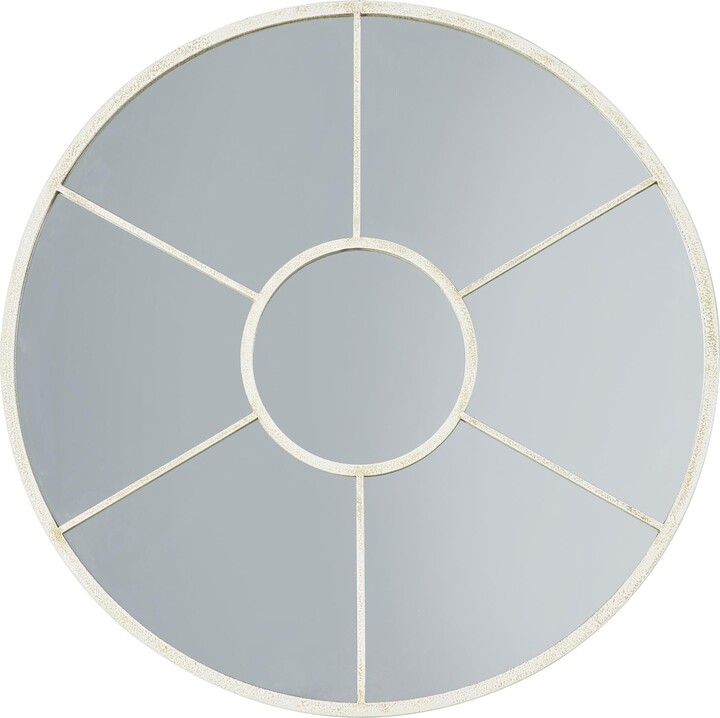 Cedar & Sage Valrico Round Wall Mirror, 60cm White ShopStyle