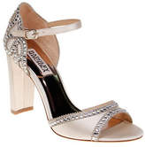 Thumbnail for your product : Badgley Mischka Kelly Satin Block Heel Sandals