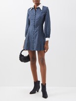 Thumbnail for your product : Bella Freud Polka-dot Silk-twill Mini Dress
