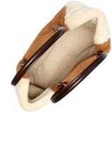 Thumbnail for your product : UGG Heritage Suede & Genuine Lamb Fur Tote