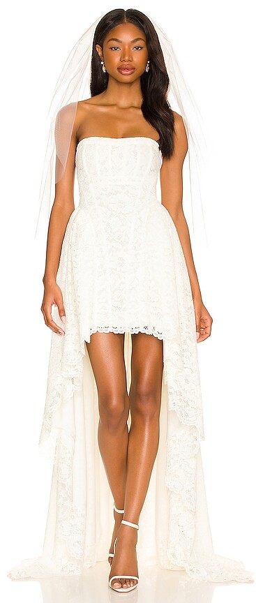 For Love \u0026 Lemons White Button Back 