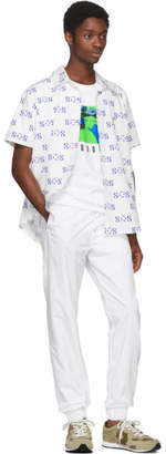 Noah NYC White Short Sleeve SOS Shirt